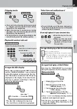 Preview for 21 page of Kenwood HD-5MD Instruction Manual