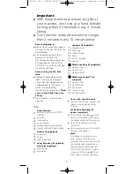 Preview for 4 page of Kenwood HDP30 Manual