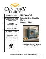 Preview for 1 page of Kenwood HES20 Installation Instructions And Homeowner'S Manual