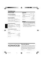 Preview for 36 page of Kenwood HM-337-SG Instruction Manual