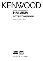 Kenwood HM-353V Instruction Manual preview