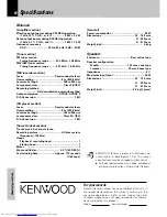 Предварительный просмотр 84 страницы Kenwood HM-383MD Instruction Manual