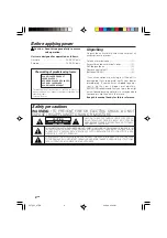 Предварительный просмотр 2 страницы Kenwood HM-437WM Instruction Manual