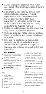 Preview for 3 page of Kenwood HM-535 Instructions Manual