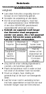 Preview for 7 page of Kenwood HM-535 Instructions Manual