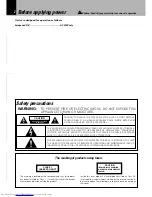 Preview for 2 page of Kenwood HM-982RW Instruction Manual