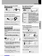 Preview for 23 page of Kenwood HM-982RW Instruction Manual