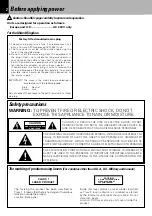 Preview for 2 page of Kenwood HM-DV5 Instruction Manual