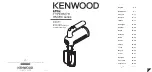 Kenwood HM790 series Instructions Manual preview