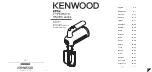 Kenwood HM790 series Instructions Manual предпросмотр