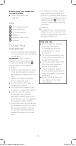 Preview for 4 page of Kenwood HMP 30 SI Lite Instructions Manual