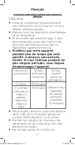 Preview for 15 page of Kenwood HMP 30 SI Lite Instructions Manual