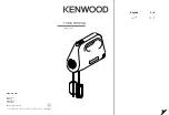 Kenwood HMP30 Series Instructions Manual preview