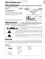 Предварительный просмотр 2 страницы Kenwood HTB-200 Instruction Manual