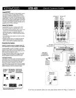 Предварительный просмотр 3 страницы Kenwood HTB-201 Quick Connect Manual