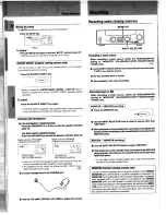 Preview for 18 page of Kenwood HTB-203 Instruction Manual