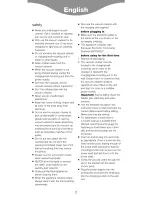 Предварительный просмотр 4 страницы Kenwood HV170 Instruction Manual