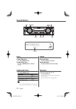 Preview for 10 page of Kenwood Hyundai 00271-06000 Instruction Manual