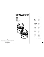 Kenwood IM250 series Instruction Manual preview