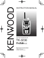 Preview for 1 page of Kenwood Instruction manual Instruction Manual