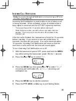 Preview for 54 page of Kenwood Instruction manual Instruction Manual