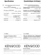 Preview for 4 page of Kenwood IR-9991 Instruction Manual