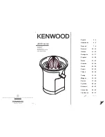 Preview for 1 page of Kenwood JE370 series Instruction Manual