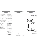 Предварительный просмотр 2 страницы Kenwood JKP070 series User Manual