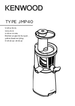 Kenwood JMP40 Instructions Manual preview
