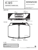 Kenwood K-323 Service Manual preview