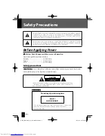 Предварительный просмотр 2 страницы Kenwood K-521 Instruction Manual