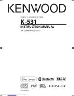 Preview for 1 page of Kenwood K-531 Instruction Manual