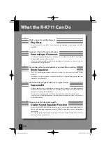 Предварительный просмотр 6 страницы Kenwood K-711 Instruction Manual