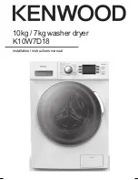 Kenwood K10W7D18 Installation Instructions Manual предпросмотр