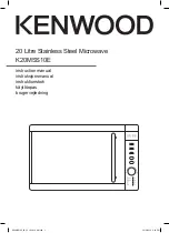 Kenwood K20MSS10E Instruction Manual preview