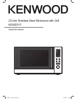 Kenwood K23GSS11 Instruction Manual preview