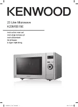 Предварительный просмотр 1 страницы Kenwood K23MSS15E Instruction Manual