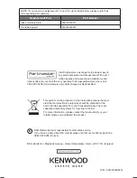 Preview for 32 page of Kenwood K25JSS11 Instruction Manual