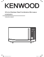 Preview for 1 page of Kenwood K30CSS10 Instruction Manual