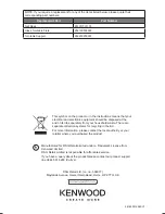 Preview for 152 page of Kenwood K30CSS14E Instruction Manual