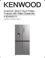 Preview for 1 page of Kenwood K4D496X18 Installation Instructions Manual