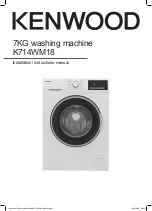 Kenwood K714WM18 Installation Instructions Manual preview