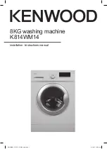 Kenwood K814WM14 Installation Instructions Manual предпросмотр