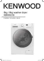 Kenwood K8W6D18 Installation Instructions Manual preview
