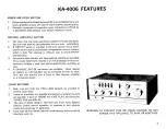 Preview for 3 page of Kenwood KA-4006 Instruction Manual