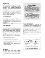 Предварительный просмотр 2 страницы Kenwood KA-501 Instruction Manual