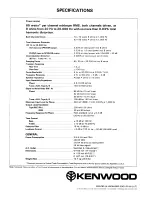 Предварительный просмотр 12 страницы Kenwood KA-501 Instruction Manual