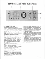 Предварительный просмотр 9 страницы Kenwood KA-7100 Instruction Manual