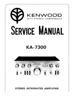 Kenwood KA-7300 Service Manual предпросмотр