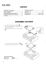 Preview for 2 page of Kenwood KA-893 Service Manual